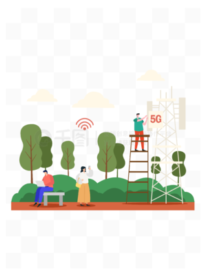 5G时代户外信号塔维修 移动互联网的守护者们